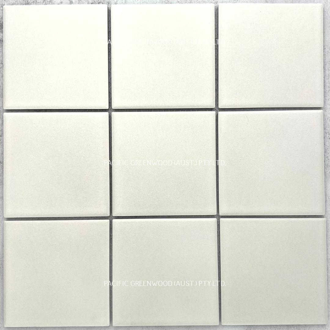 PGU-01 Off White Unglazed 97 x 97mm Square