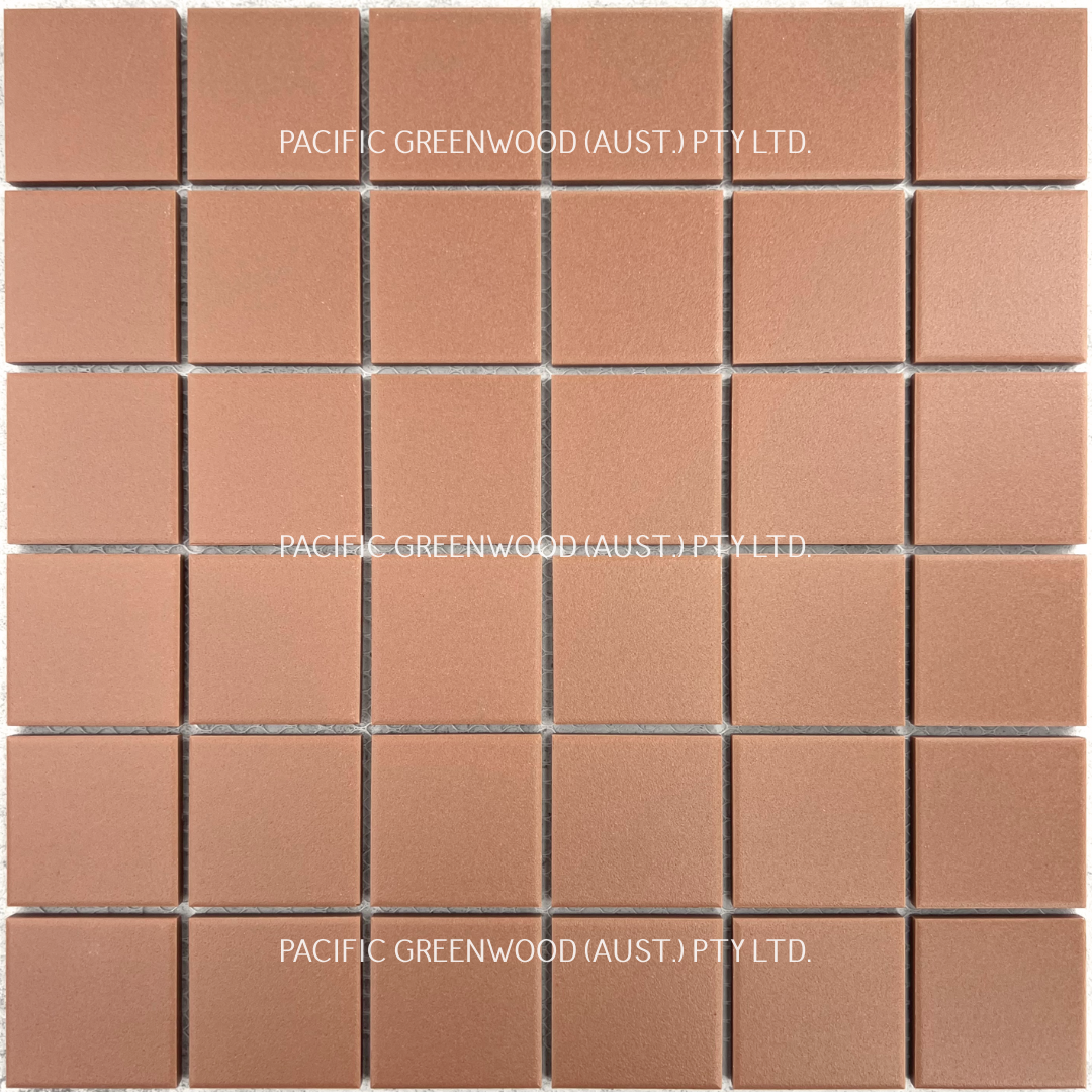 Pg Watertile Terracotta Unglazed Mosaic Tile PG-18 – Pacific Greenwood Pty Ltd