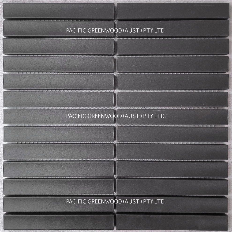 PGKK-171 Unglazed Black Concave Finger 20x145mm – Pacific Greenwood Pty Ltd