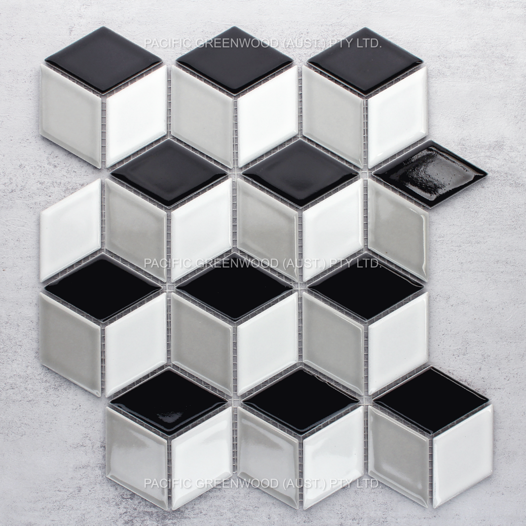Cube Mosaic Tiles – Pacific Greenwood Pty Ltd